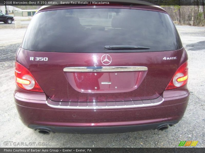 Barolo Red Metallic / Macadamia 2008 Mercedes-Benz R 350 4Matic
