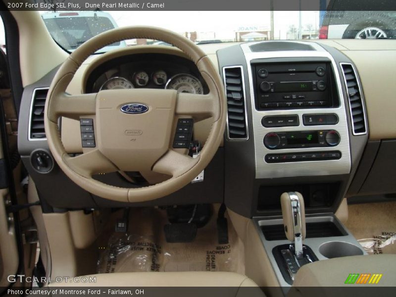 Dune Pearl Metallic / Camel 2007 Ford Edge SEL Plus