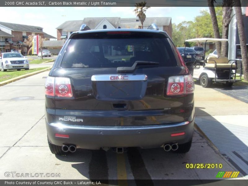 Carbon Black Metallic / Light Titanium 2008 GMC Acadia SLT