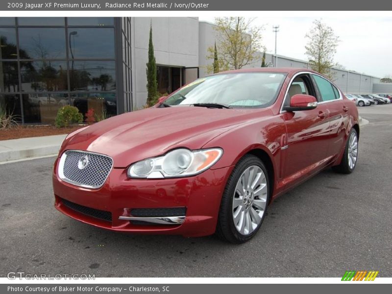 Radiance Red Metallic / Ivory/Oyster 2009 Jaguar XF Premium Luxury