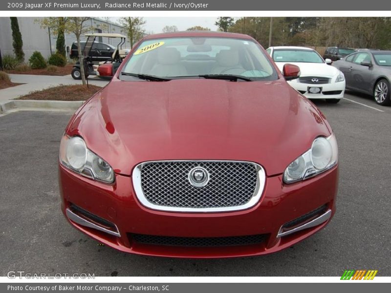 Radiance Red Metallic / Ivory/Oyster 2009 Jaguar XF Premium Luxury