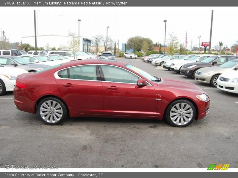 Radiance Red Metallic / Ivory/Oyster 2009 Jaguar XF Premium Luxury