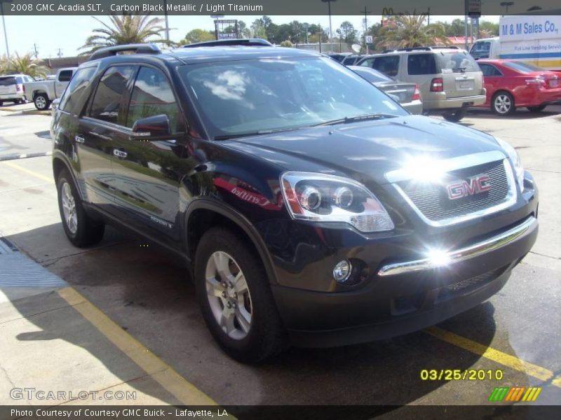 Carbon Black Metallic / Light Titanium 2008 GMC Acadia SLT