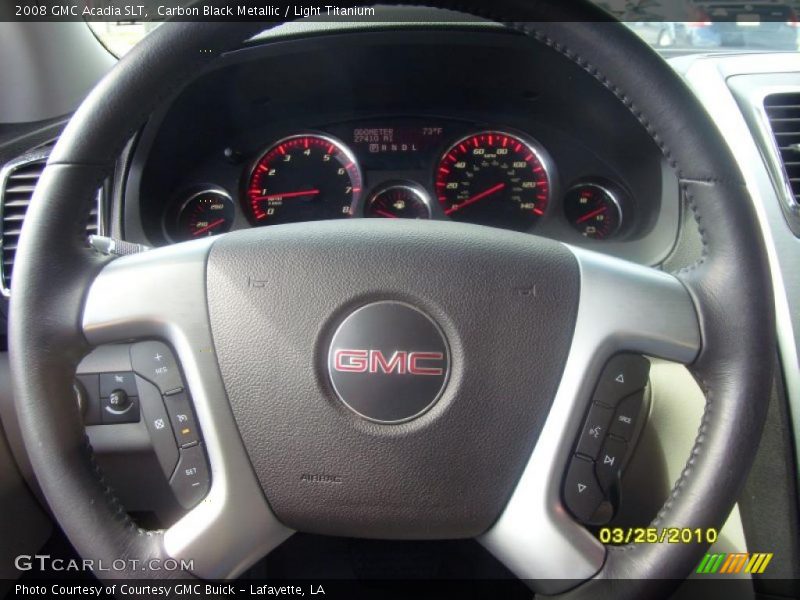Carbon Black Metallic / Light Titanium 2008 GMC Acadia SLT