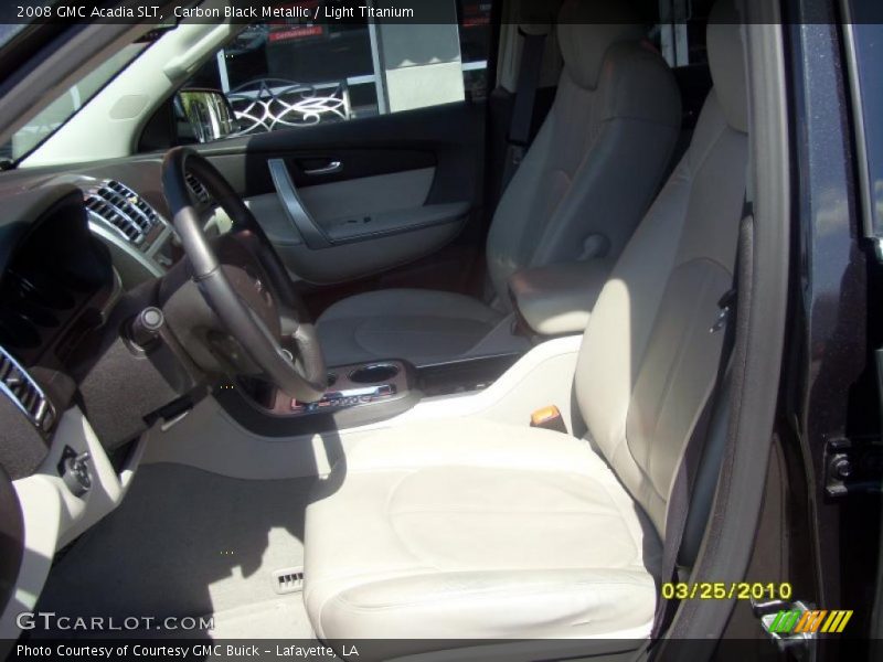 Carbon Black Metallic / Light Titanium 2008 GMC Acadia SLT