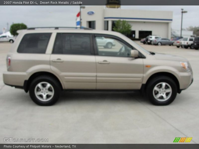 Desert Rock Metallic / Saddle 2007 Honda Pilot EX-L