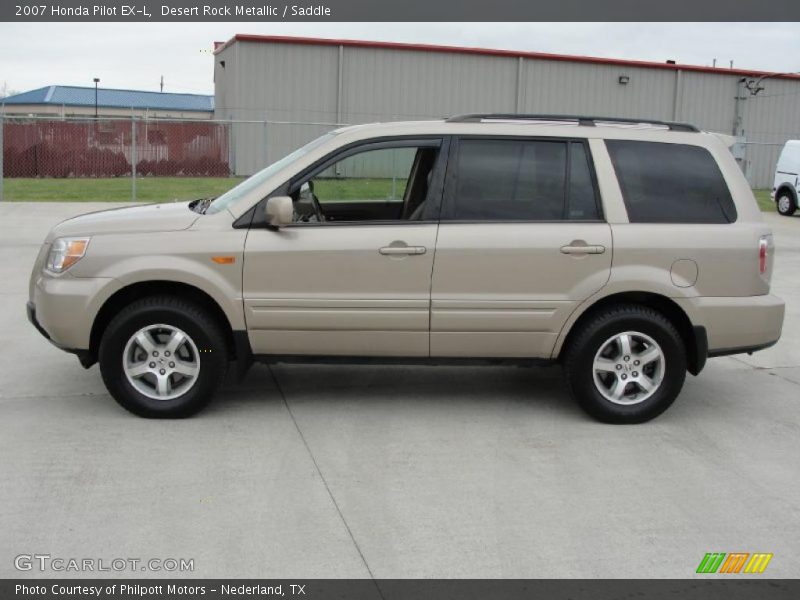 Desert Rock Metallic / Saddle 2007 Honda Pilot EX-L