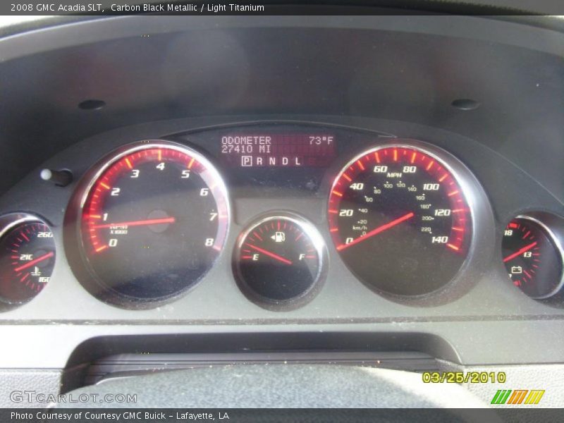Carbon Black Metallic / Light Titanium 2008 GMC Acadia SLT