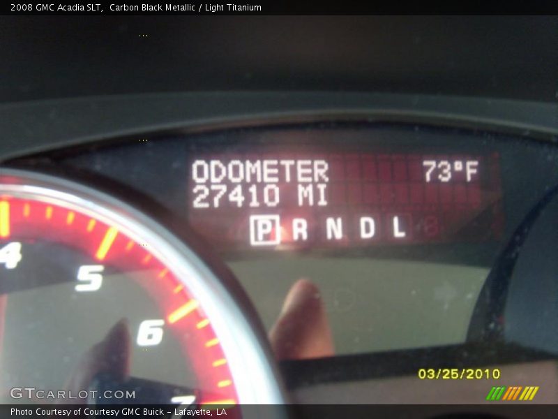 Carbon Black Metallic / Light Titanium 2008 GMC Acadia SLT