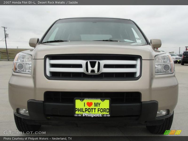 Desert Rock Metallic / Saddle 2007 Honda Pilot EX-L