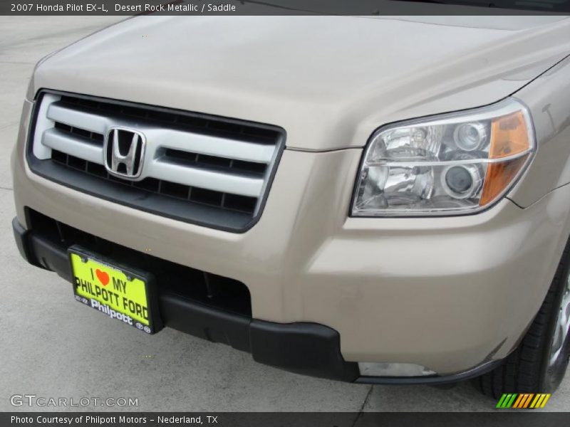 Desert Rock Metallic / Saddle 2007 Honda Pilot EX-L