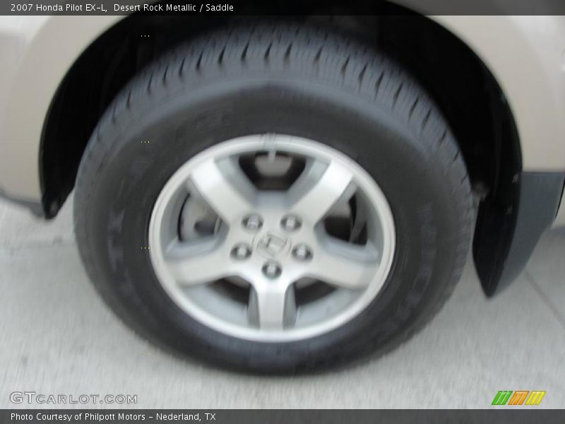Desert Rock Metallic / Saddle 2007 Honda Pilot EX-L