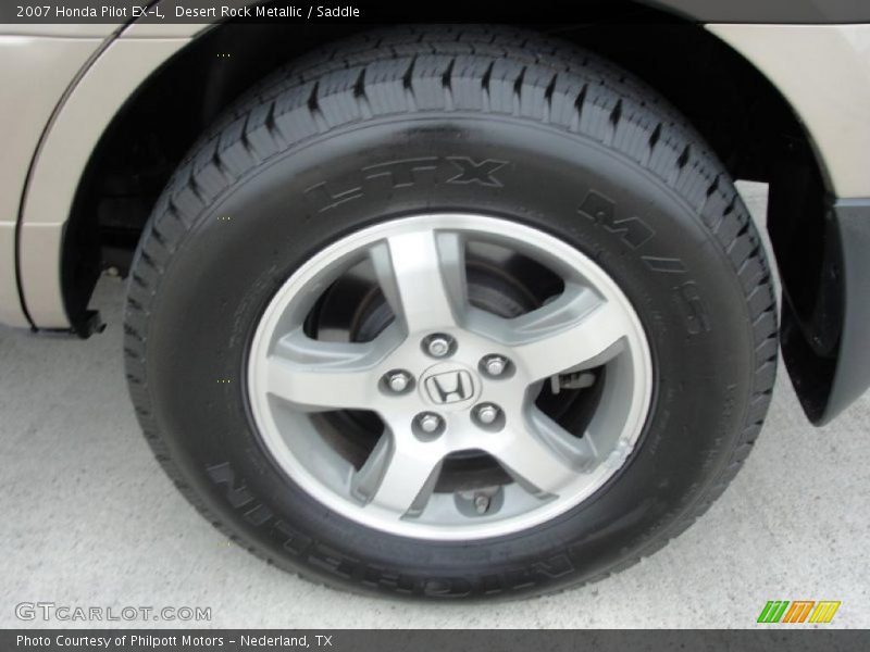 Desert Rock Metallic / Saddle 2007 Honda Pilot EX-L