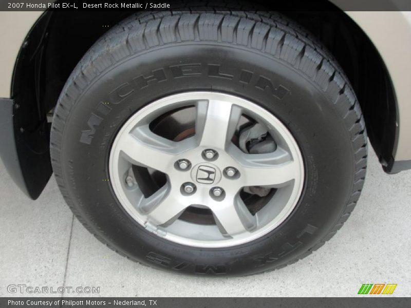 Desert Rock Metallic / Saddle 2007 Honda Pilot EX-L