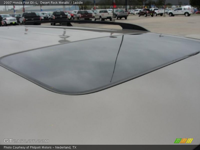 Desert Rock Metallic / Saddle 2007 Honda Pilot EX-L