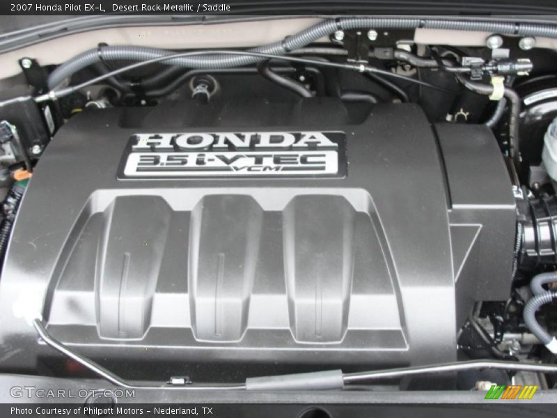 Desert Rock Metallic / Saddle 2007 Honda Pilot EX-L