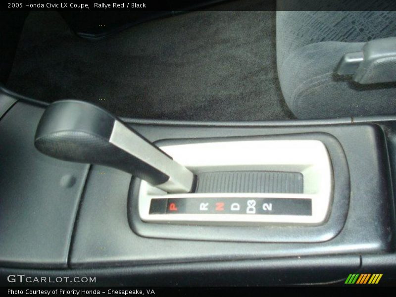 Rallye Red / Black 2005 Honda Civic LX Coupe