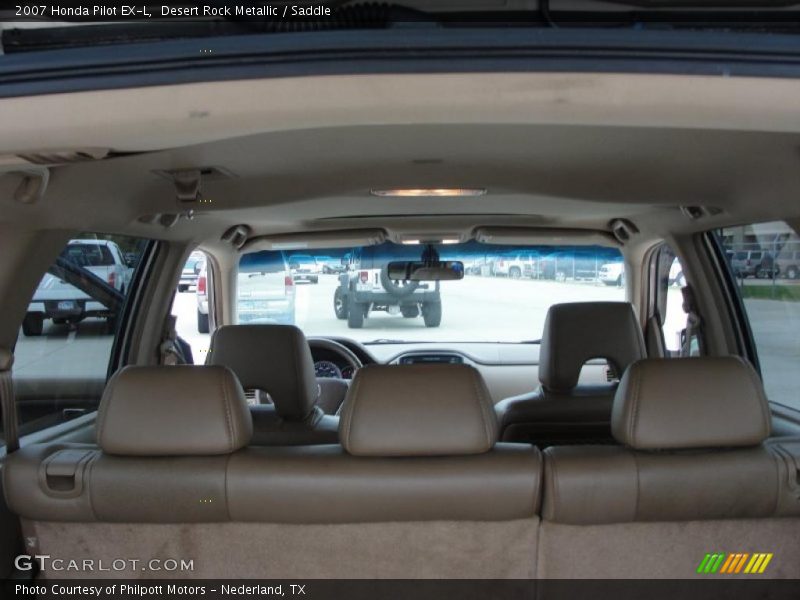 Desert Rock Metallic / Saddle 2007 Honda Pilot EX-L