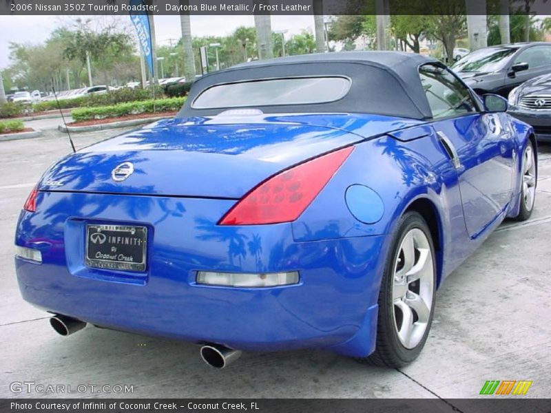Daytona Blue Metallic / Frost Leather 2006 Nissan 350Z Touring Roadster