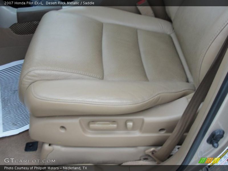Desert Rock Metallic / Saddle 2007 Honda Pilot EX-L