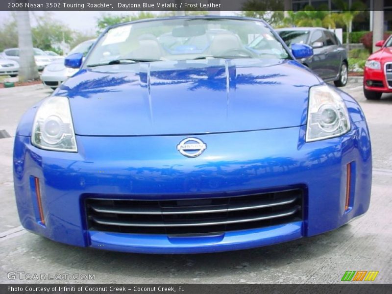 Daytona Blue Metallic / Frost Leather 2006 Nissan 350Z Touring Roadster