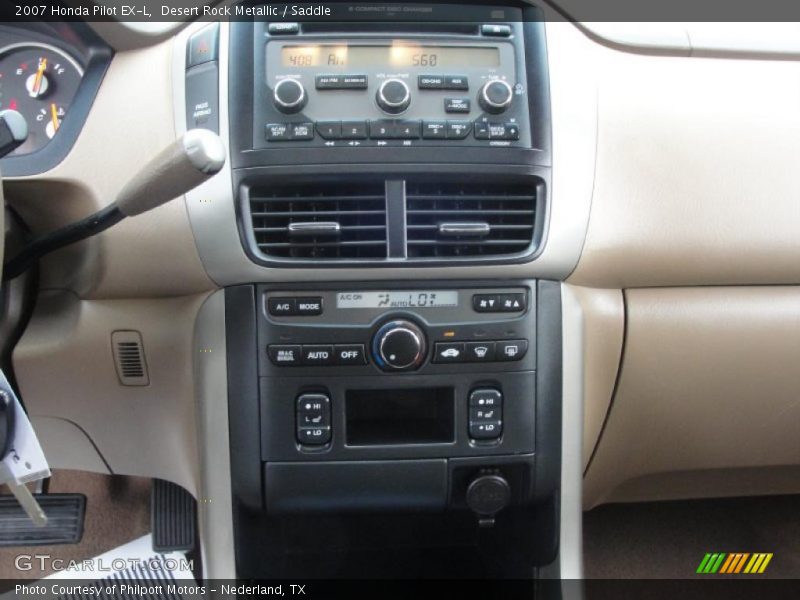 Desert Rock Metallic / Saddle 2007 Honda Pilot EX-L