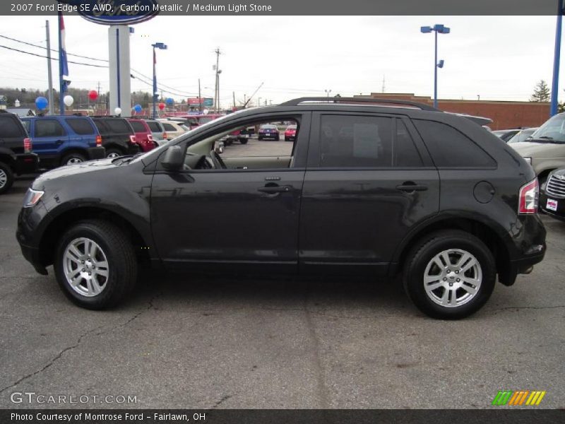 Carbon Metallic / Medium Light Stone 2007 Ford Edge SE AWD