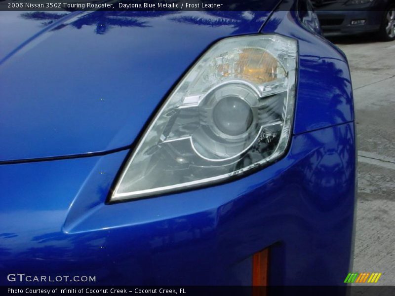 Daytona Blue Metallic / Frost Leather 2006 Nissan 350Z Touring Roadster