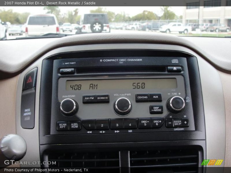 Desert Rock Metallic / Saddle 2007 Honda Pilot EX-L