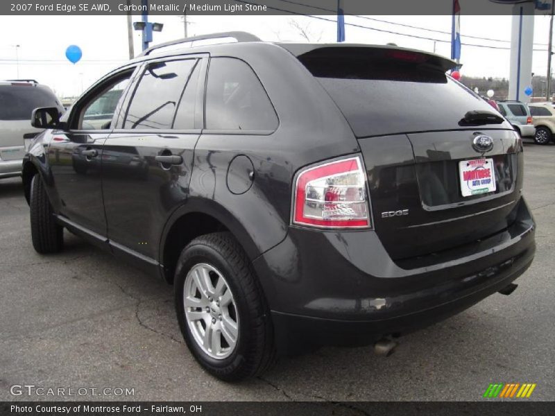 Carbon Metallic / Medium Light Stone 2007 Ford Edge SE AWD