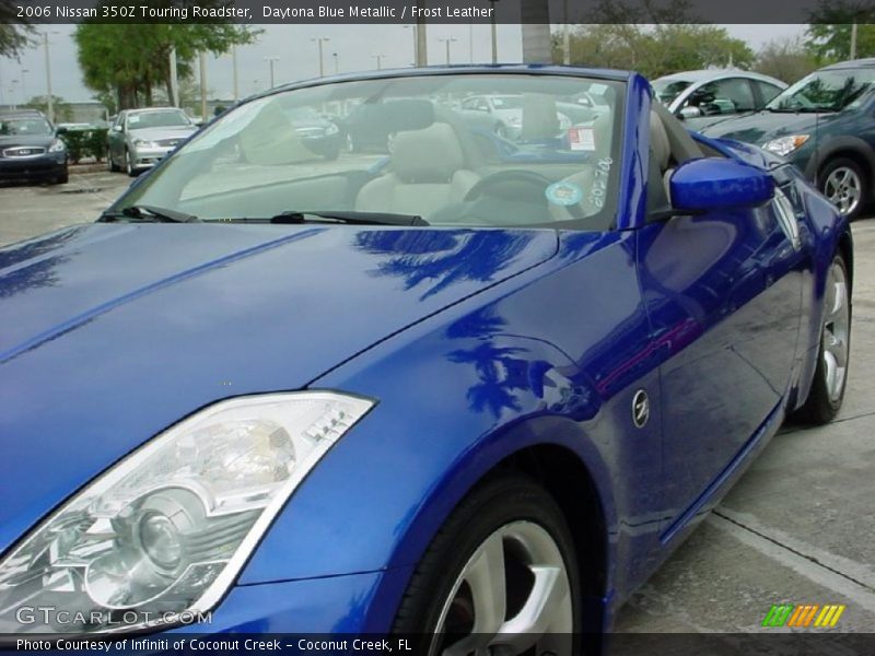 Daytona Blue Metallic / Frost Leather 2006 Nissan 350Z Touring Roadster