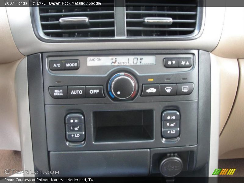 Desert Rock Metallic / Saddle 2007 Honda Pilot EX-L