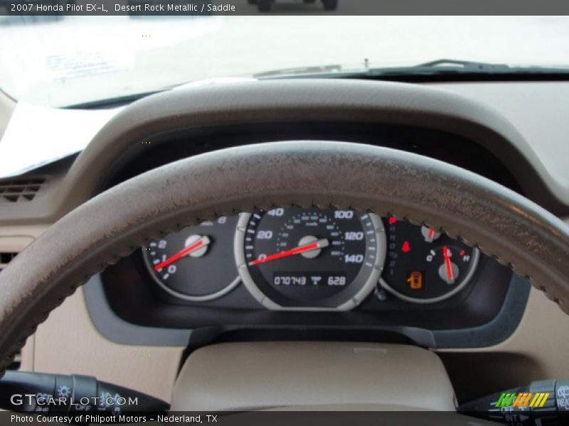 Desert Rock Metallic / Saddle 2007 Honda Pilot EX-L