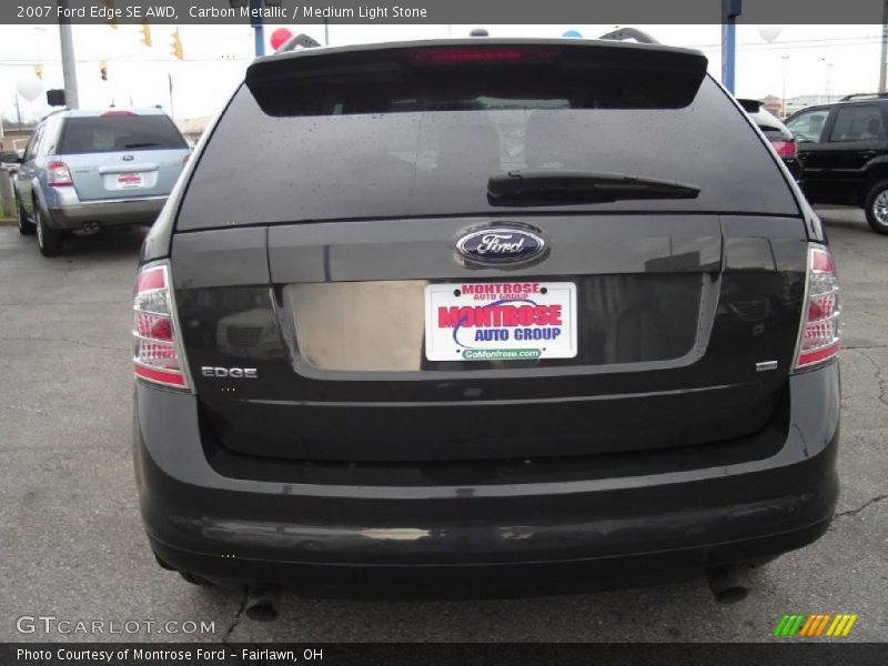 Carbon Metallic / Medium Light Stone 2007 Ford Edge SE AWD