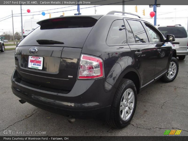 Carbon Metallic / Medium Light Stone 2007 Ford Edge SE AWD
