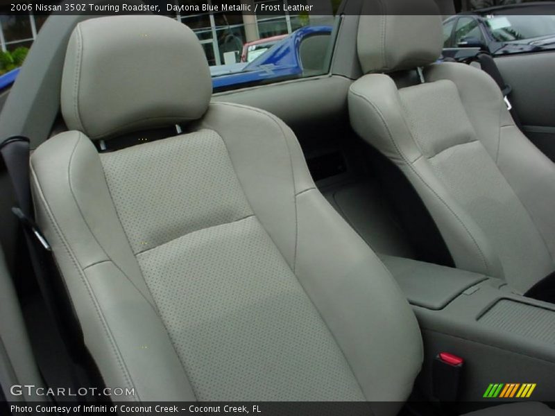 Daytona Blue Metallic / Frost Leather 2006 Nissan 350Z Touring Roadster