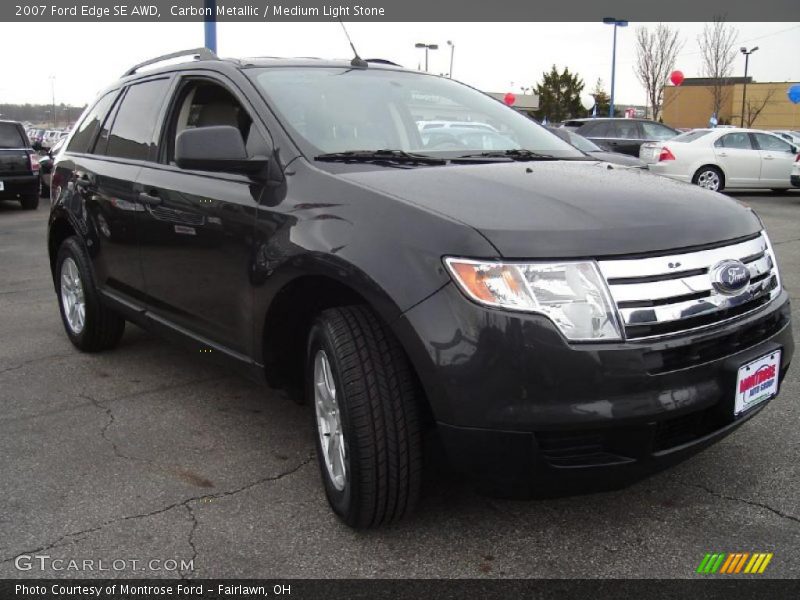 Carbon Metallic / Medium Light Stone 2007 Ford Edge SE AWD