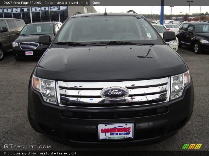 Carbon Metallic / Medium Light Stone 2007 Ford Edge SE AWD