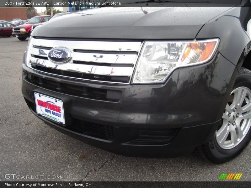 Carbon Metallic / Medium Light Stone 2007 Ford Edge SE AWD