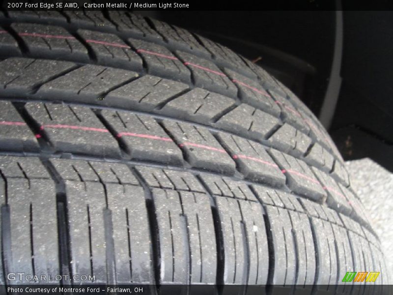 Carbon Metallic / Medium Light Stone 2007 Ford Edge SE AWD