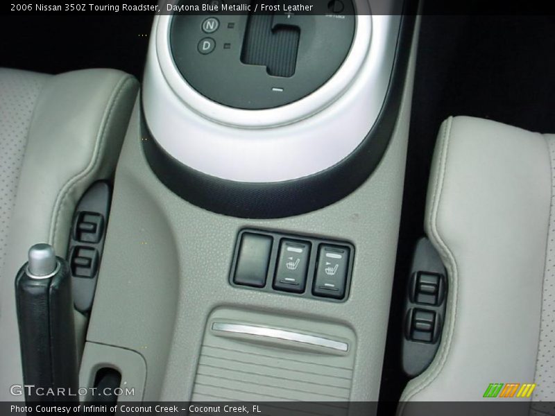 Daytona Blue Metallic / Frost Leather 2006 Nissan 350Z Touring Roadster