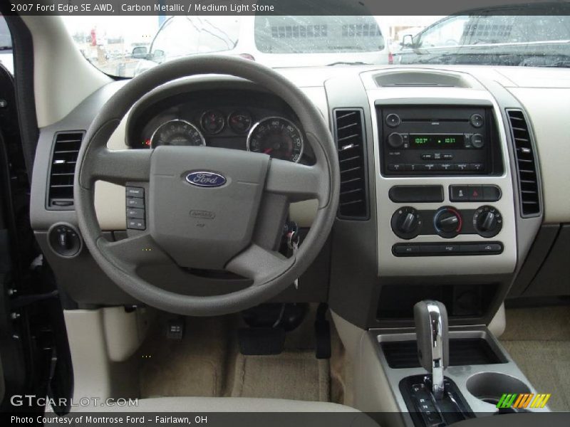 Carbon Metallic / Medium Light Stone 2007 Ford Edge SE AWD