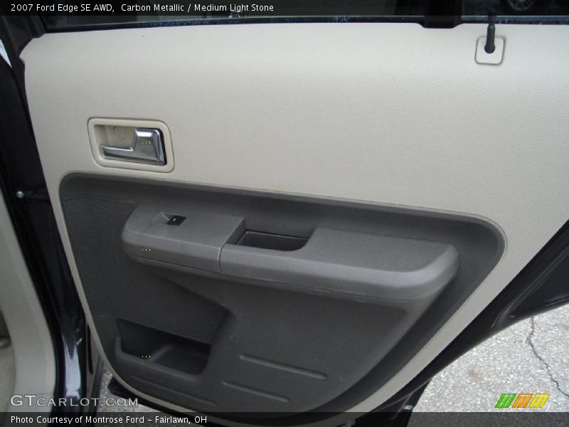 Carbon Metallic / Medium Light Stone 2007 Ford Edge SE AWD