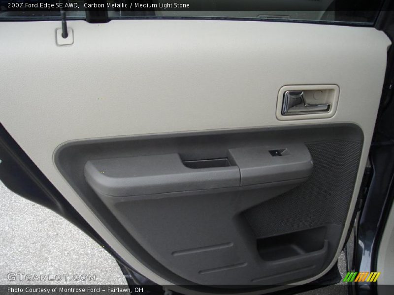 Carbon Metallic / Medium Light Stone 2007 Ford Edge SE AWD