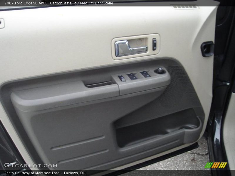 Carbon Metallic / Medium Light Stone 2007 Ford Edge SE AWD