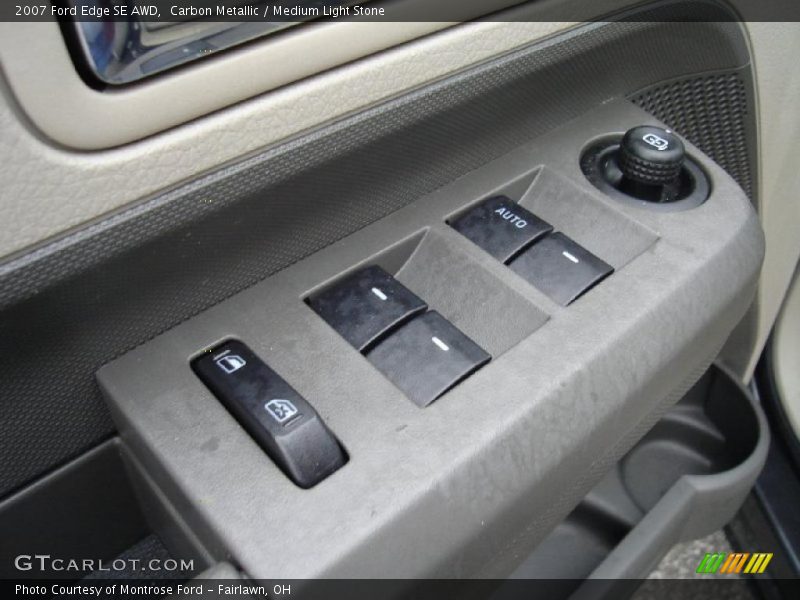 Carbon Metallic / Medium Light Stone 2007 Ford Edge SE AWD