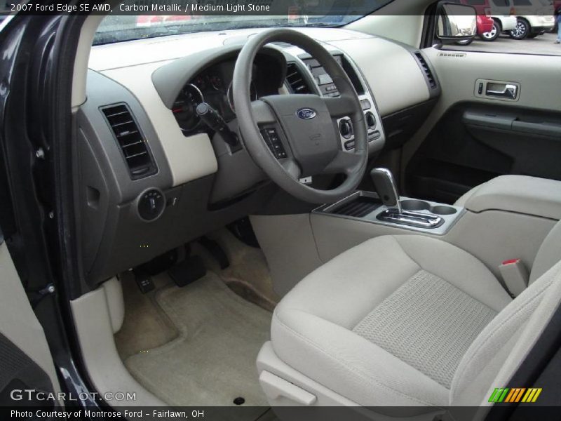Carbon Metallic / Medium Light Stone 2007 Ford Edge SE AWD