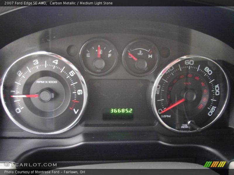 Carbon Metallic / Medium Light Stone 2007 Ford Edge SE AWD