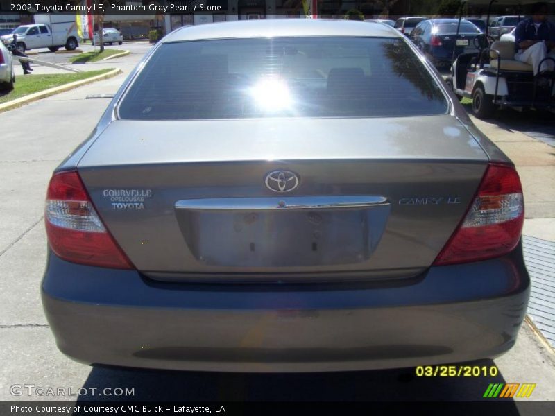 Phantom Gray Pearl / Stone 2002 Toyota Camry LE