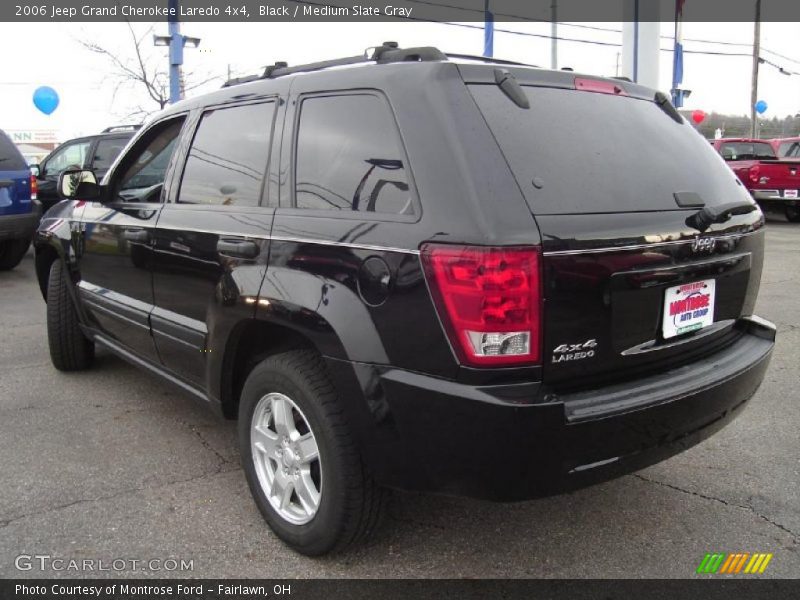 Black / Medium Slate Gray 2006 Jeep Grand Cherokee Laredo 4x4
